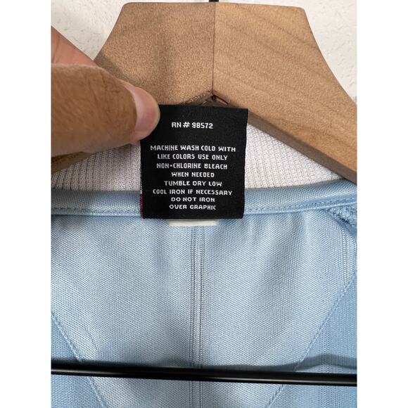 Starbury XXL Light Blue Retro Track Jacket - Picture 4 of 8